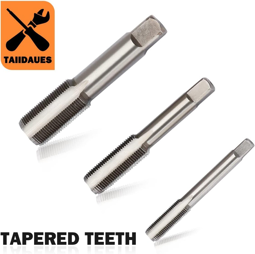 110 Piece Hardened Alloy Steel Metric Tap And Die Threading Tool Set with Storage Case F526