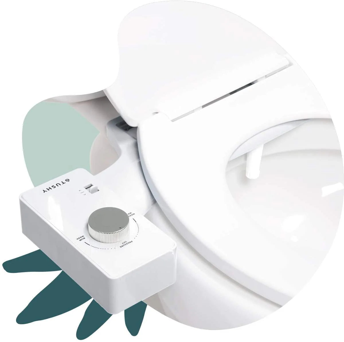 White Bidet Toilet Seat Attachment H772976