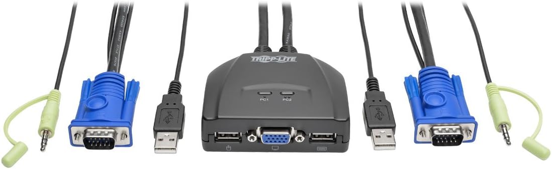KVM Console to USB 2.0 Laptop Crash Cart Adapter with Video Capture M5806