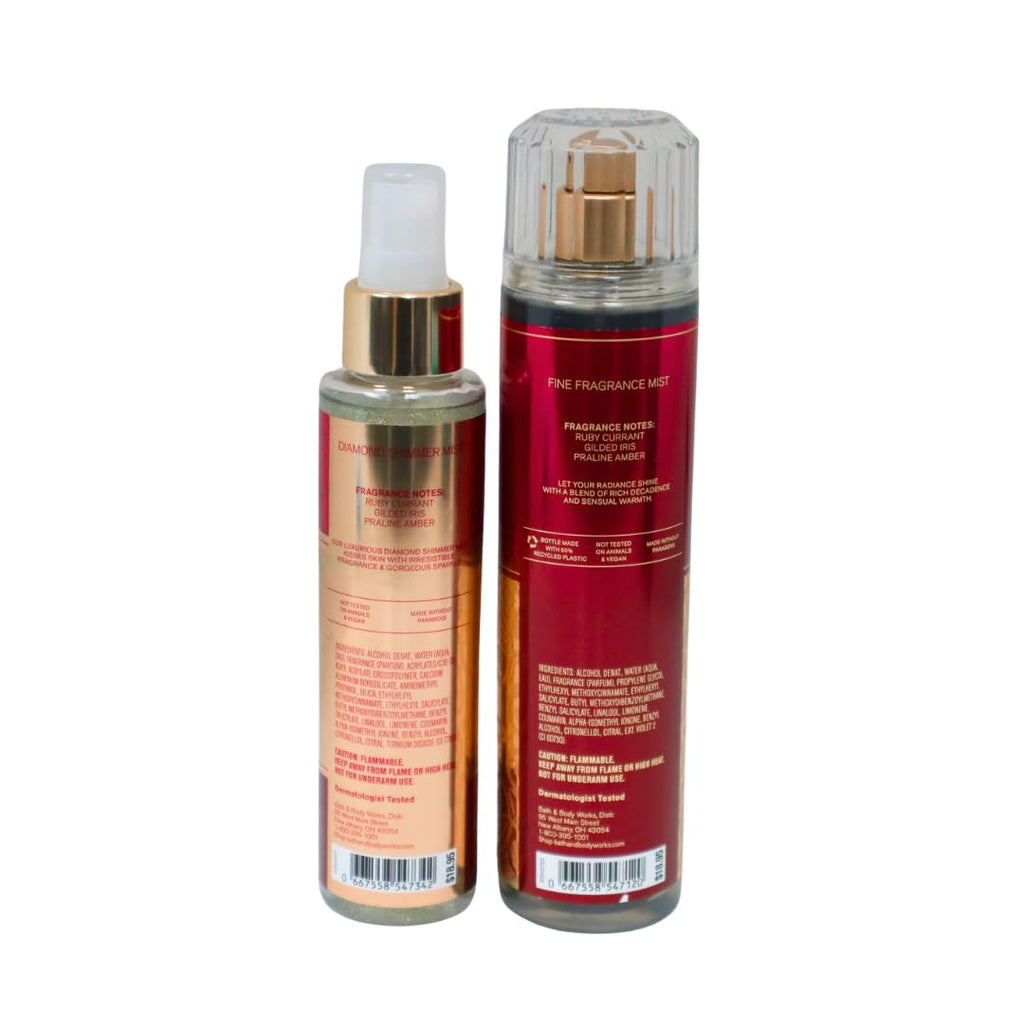 8 oz Fine Fragrance Body Mist & 4.9 oz Fine Fragrance Shimmer Body Mist Gift Set I66682