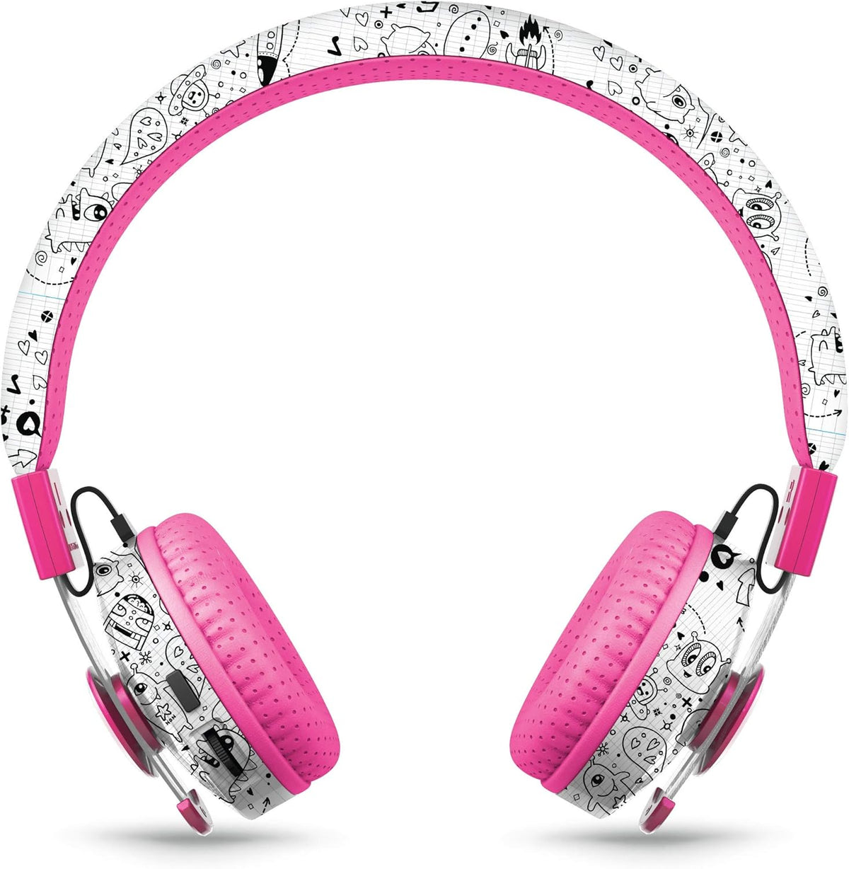 Pink Pack of 2 Wireless Bluetooth Headphones for Kids I677955