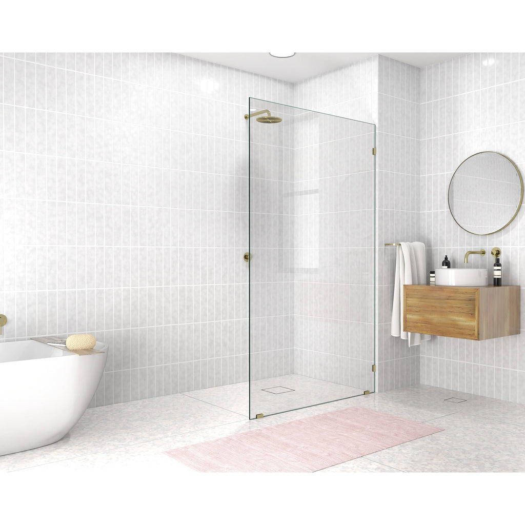 78x22 Frameless Shower Door Oil Rubbed Bronze M22274