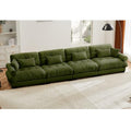 130" Modular Sectional Sofa with Movable Ottoman K266