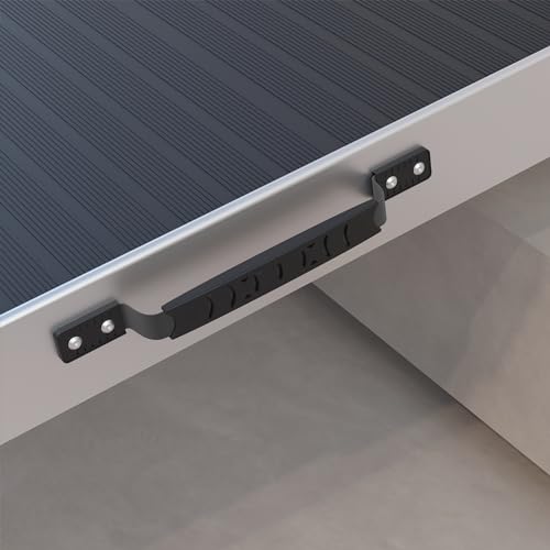 8FT Foldable Aluminum Wheelchair Ramp with Non-Slip Surface V655