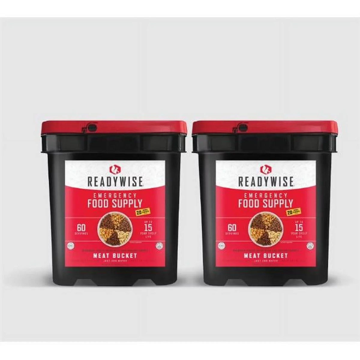120 Serving Freeze Dried Meat Package with 2 Buckets G501725