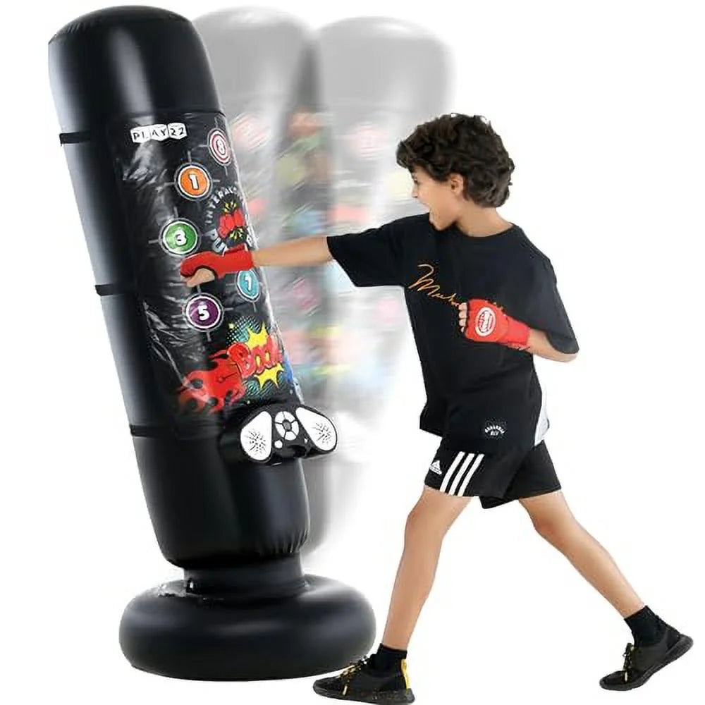 Punching Bag with Electronic Memory Game & Music Mat with Lights & Sounds T715614