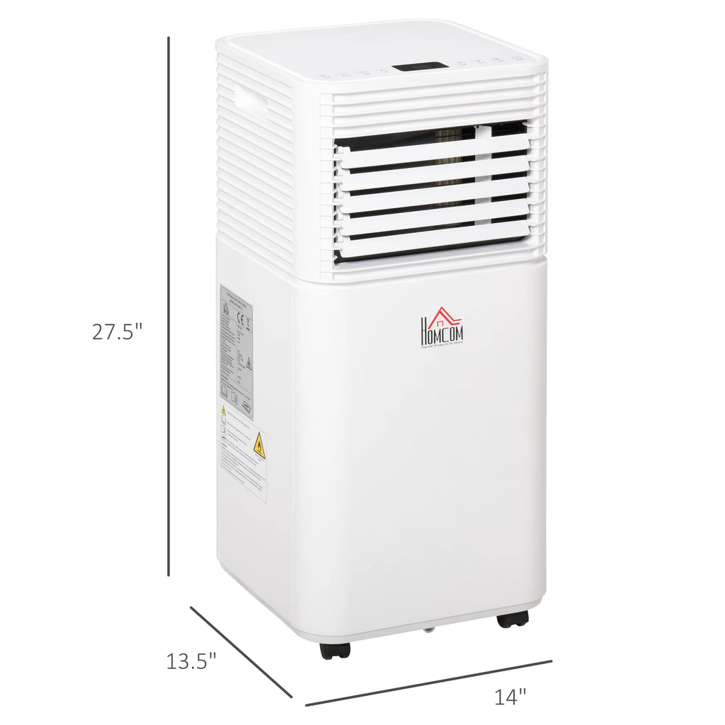 10000 BTU Portable Mobile Air Conditioner with Remote Control, White W7364