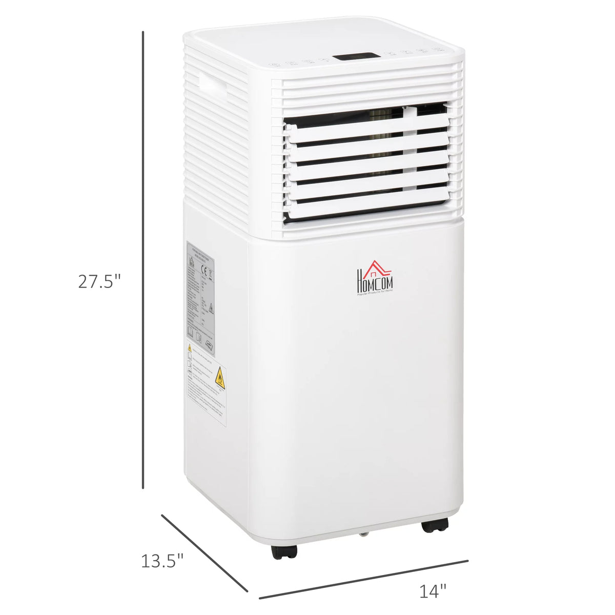 10000 BTU Portable Mobile Air Conditioner with Remote Control, White W7364