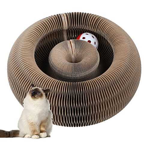 Magic Cats Scratching Board Interactive Scratch Pad Scratcher with Ball O124