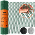 Green Plastic Wire Mesh Fence 15.7IN x 10FT Roll V464118