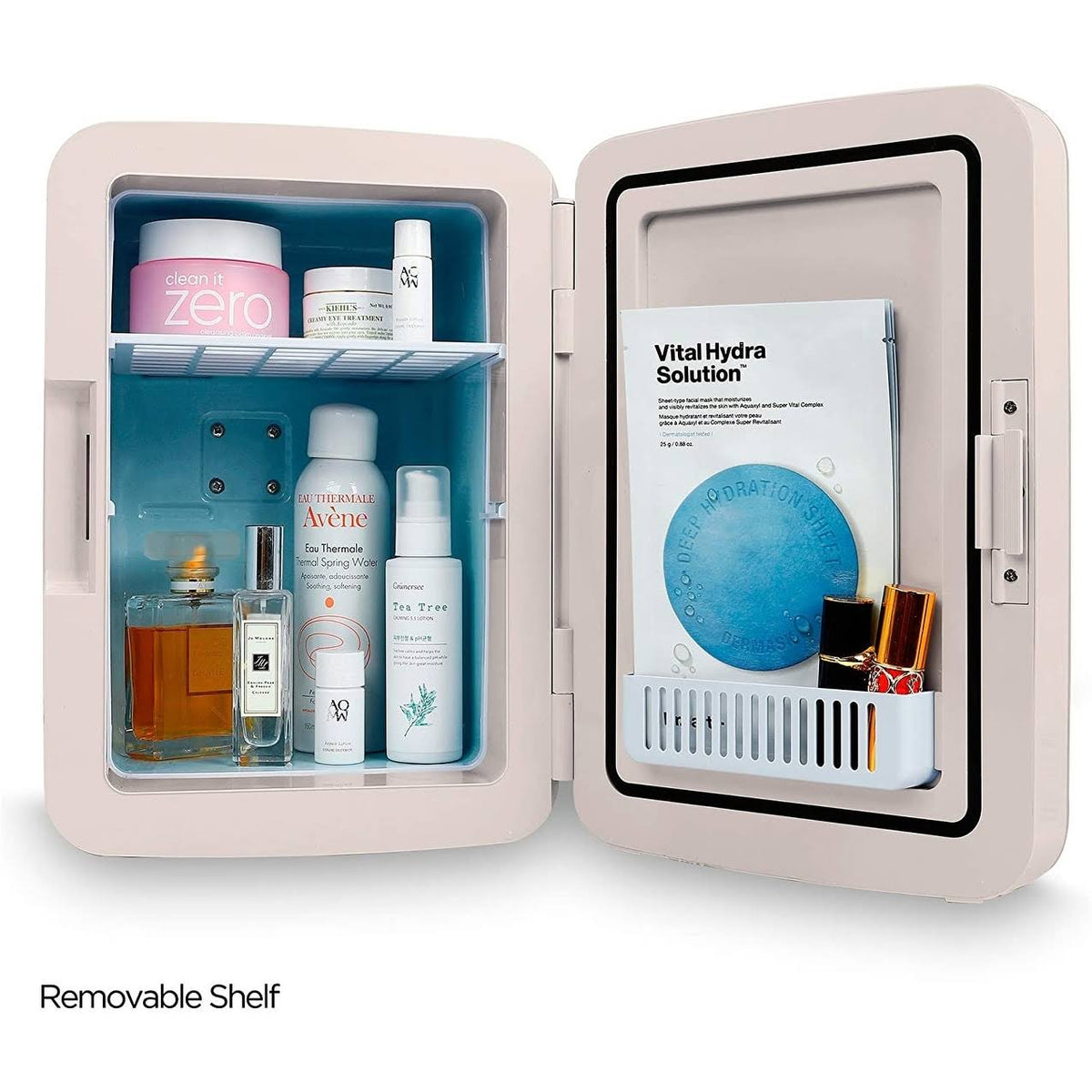 10L Portable Cooler Mini Fridge White T29557