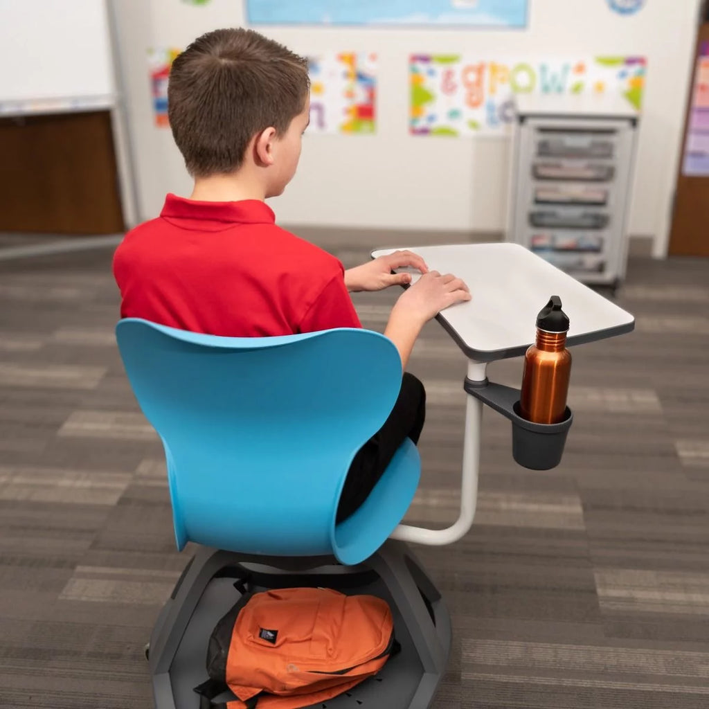 Multicolor Mobile Chair with Laptop Arm and Storage E9788