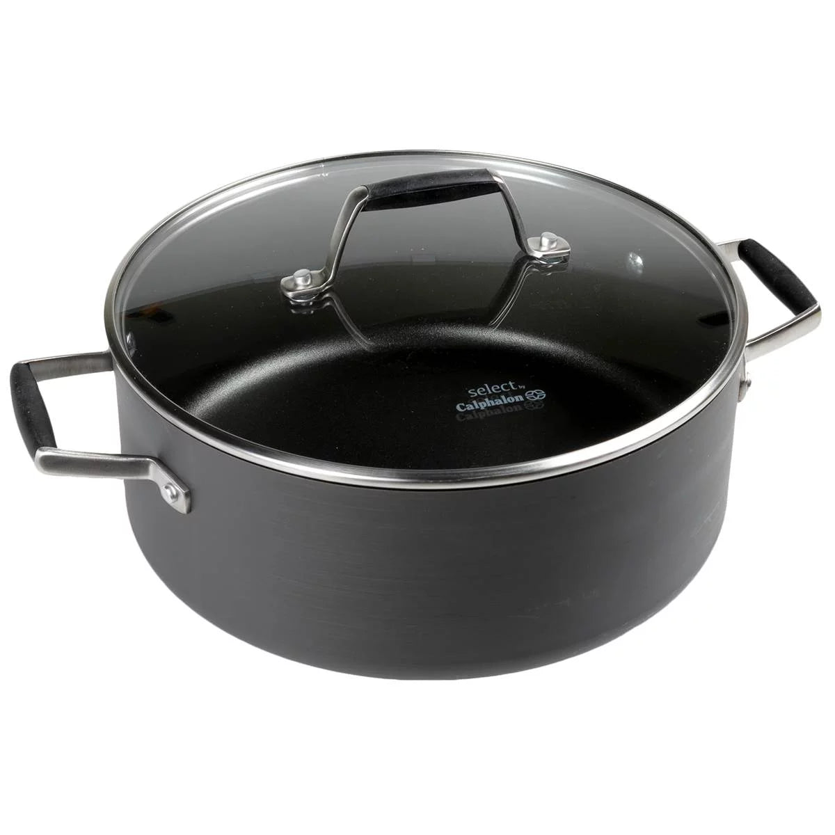 Hard-Anodized Nonstick 5-Quart Dutch Oven with Cover D878