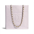 Shiny Aged Calfskin Shopping Bag Q12182