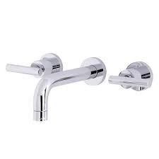 2-Handle Wall Mount Bathroom Faucet, Antique Brass C164657