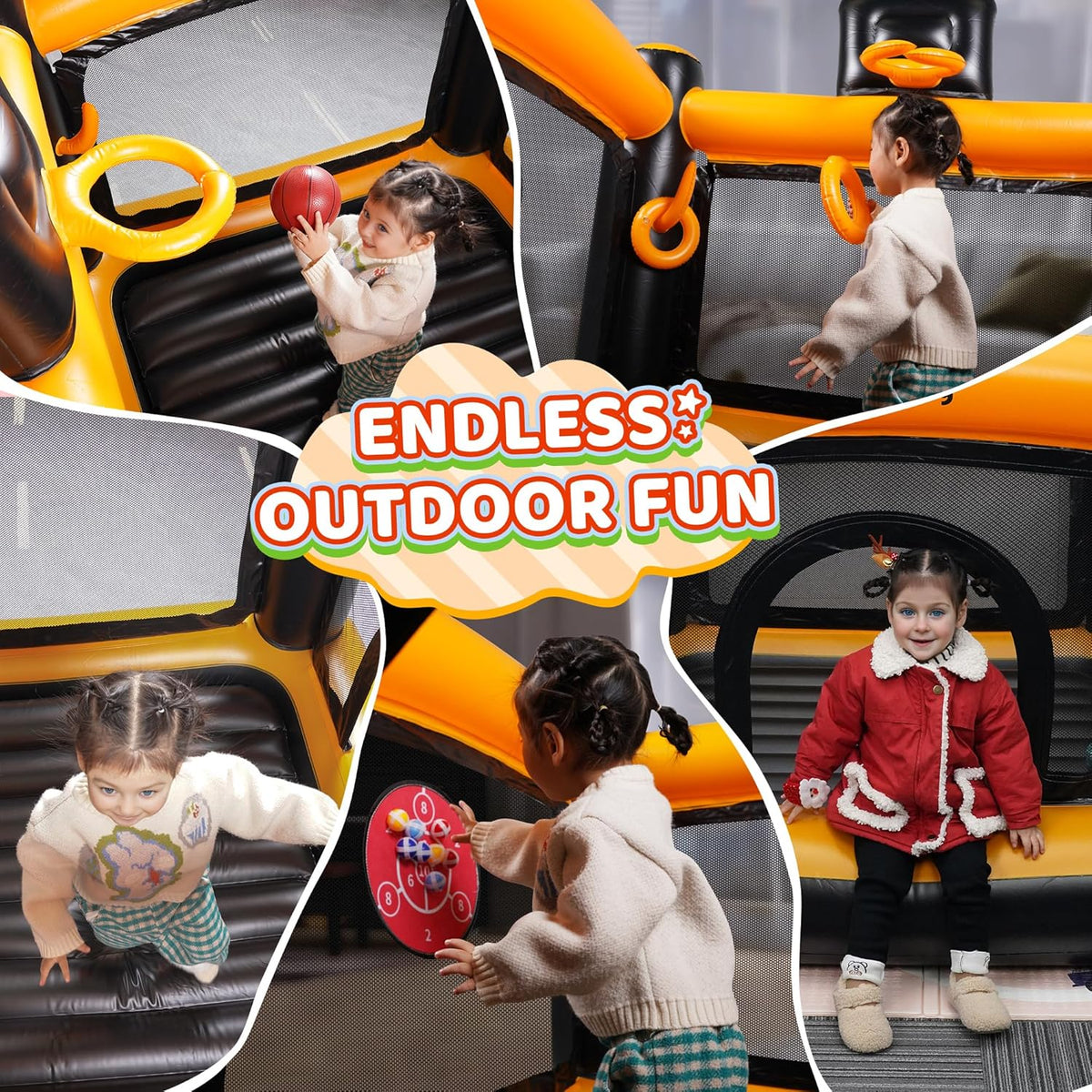 Inflatable Bouncy Castle with Ball Pit V185
