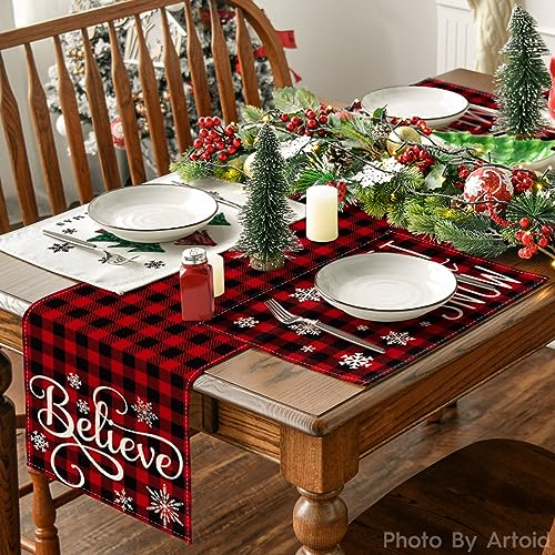 Buffalo Plaid Christmas Placemats Set of 4 E4224