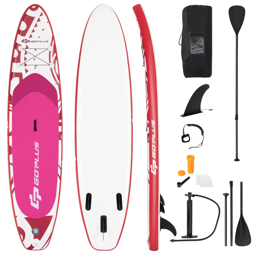 10.5' Inflatable Stand Up Paddle Board with Carry Bag T5208