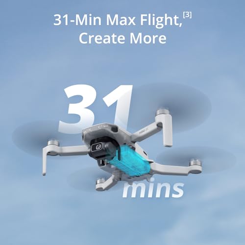 Mini 4K Fly More Combo Drone with 4K UHD Camera, Under 249 g, 3-Axis Gimbal, 3 Batteries R227613