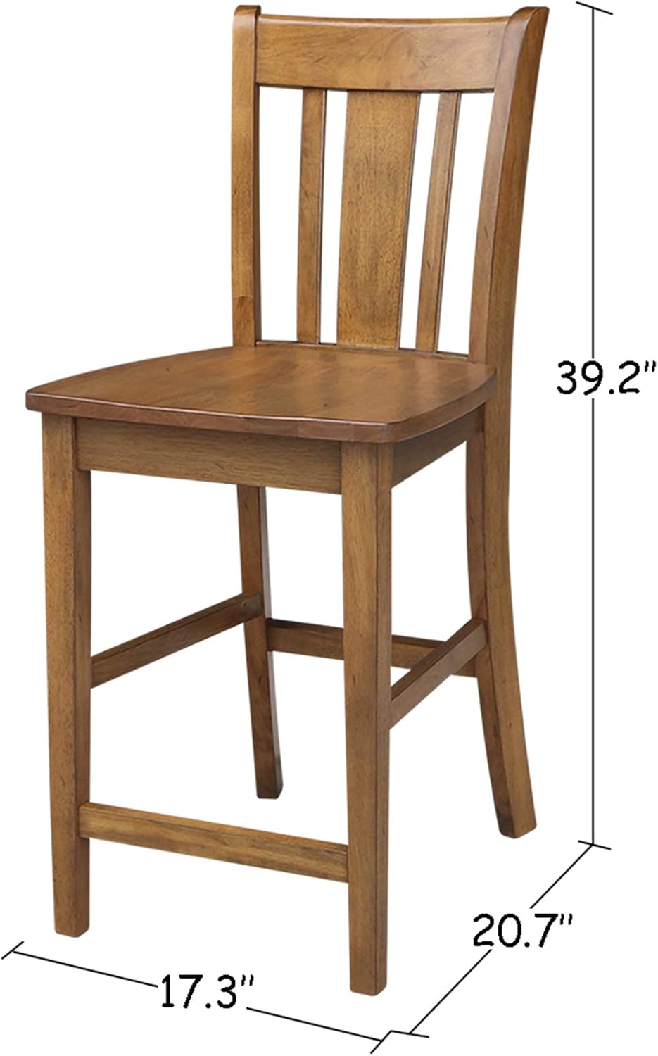 Pecan Barstool E9745