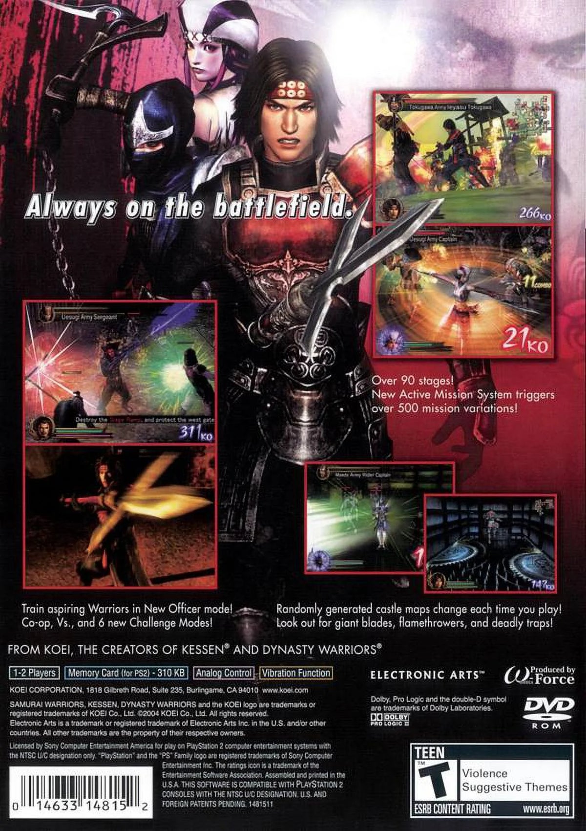 PlayStation 2 Samurai Warriors L50593