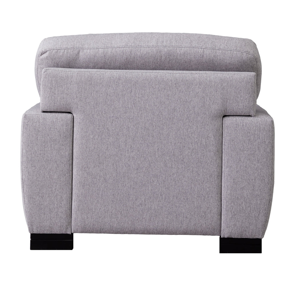 Gray Velvet Oversized Chaise Lounger Sleeper Sofa T207662