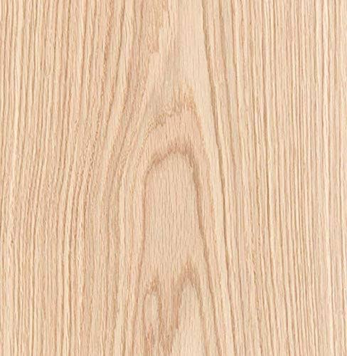 Red Oak Wood Veneer Sheet Flat Cut, 24” x 96”, Peel and Stick J484