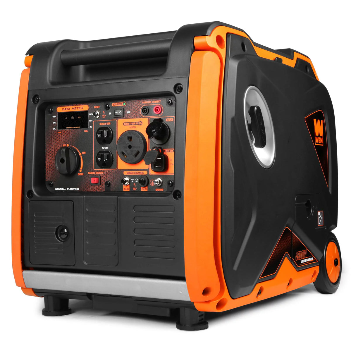 4500-Watt Portable Inverter Generator with Fuel Shut-Off P108182