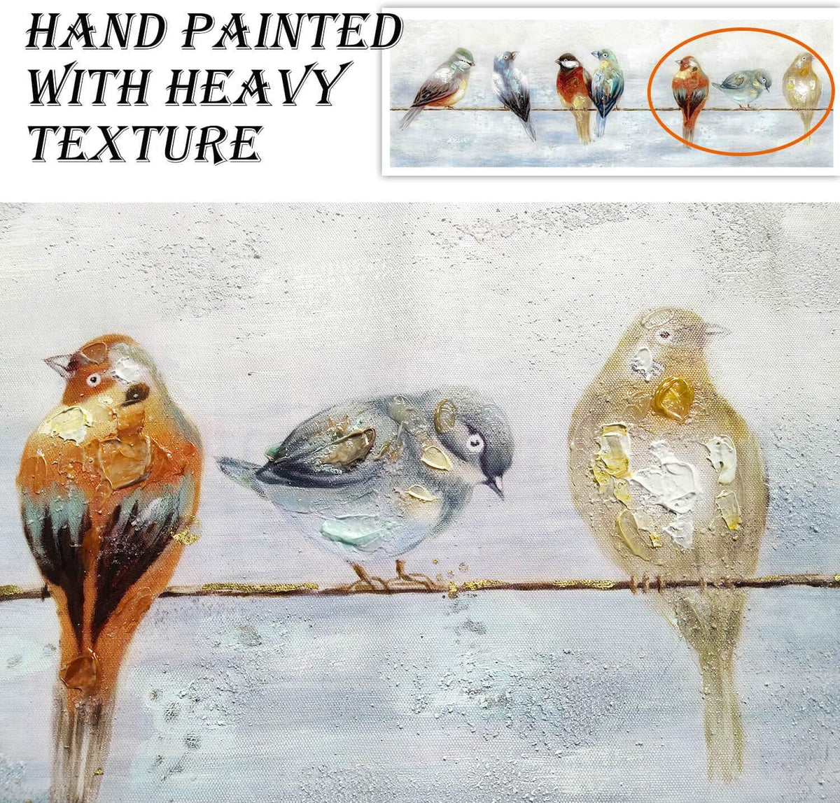 Bird Canvas Wall Art Painting L820979