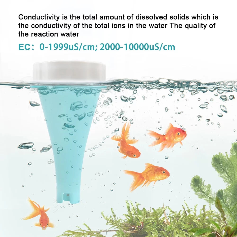 Water Quality Tester 6 in 1 PH EC TDS ORP Temperature Chlorine Detector Z16394
