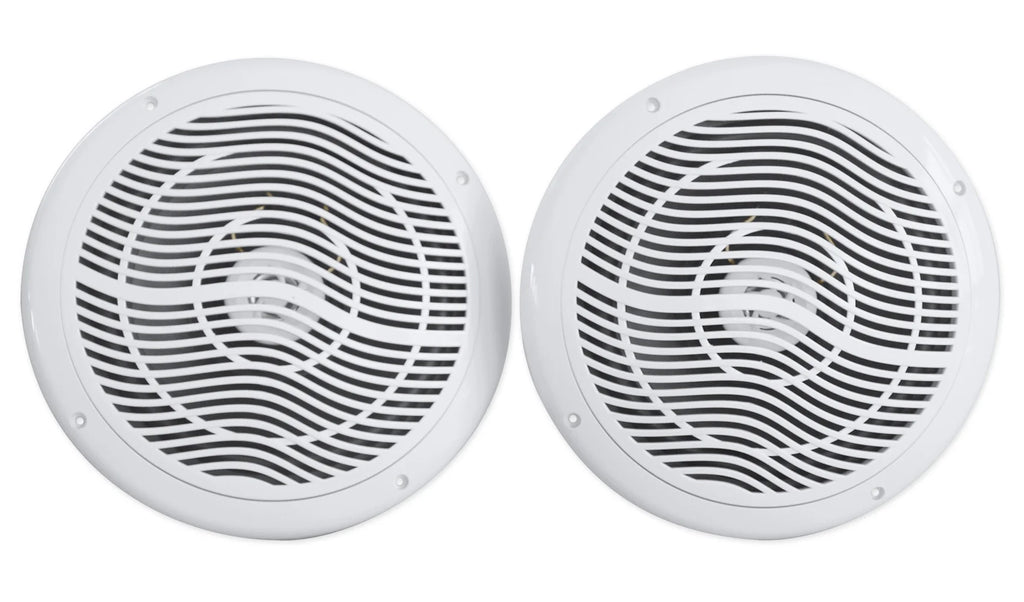 8" 1600w Marine Boat Speakers with Wakeboards Amp Wire Kit N931