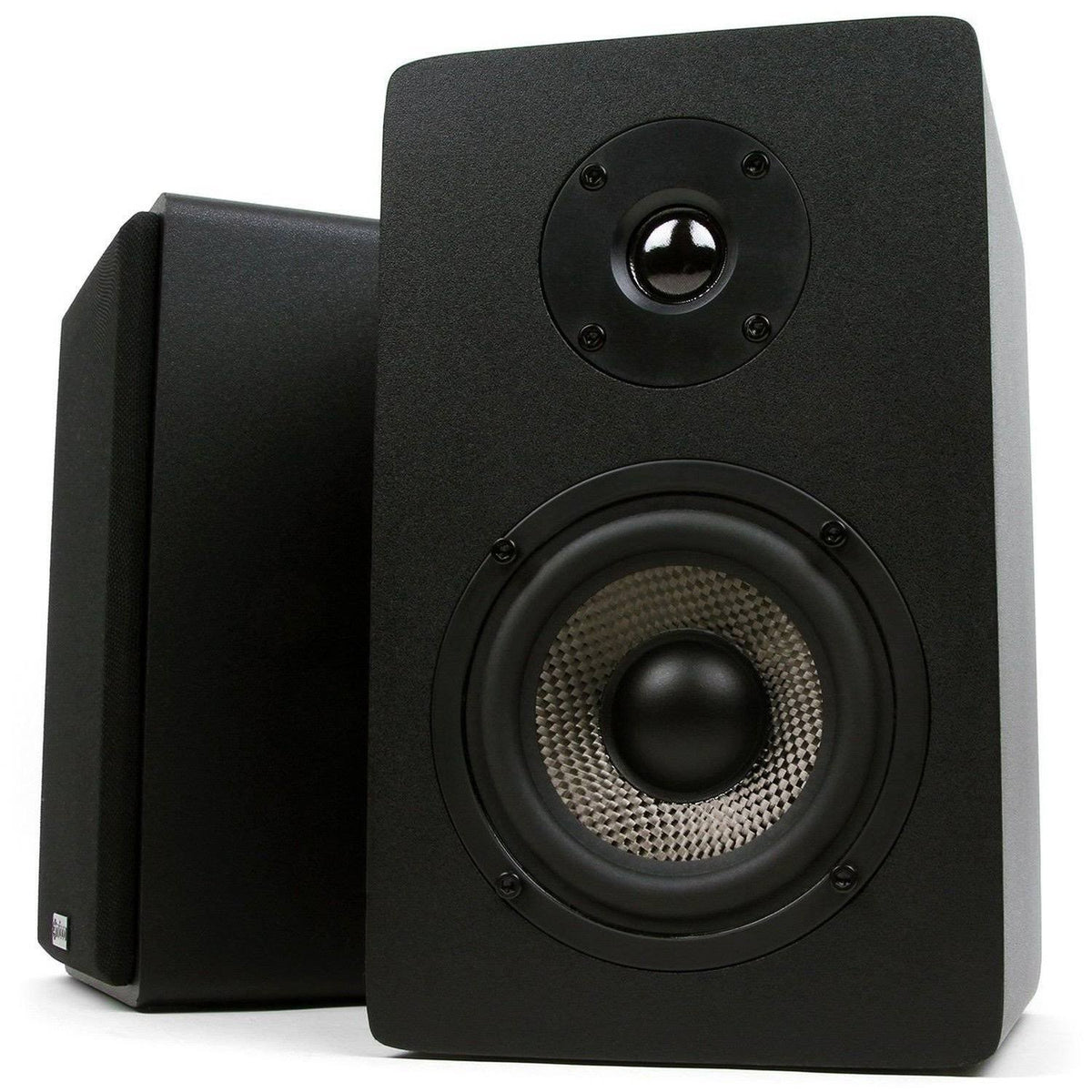 Powered Bookshelf Speakers with 4-Inch Carbon Fiber Woofer and Silk Tweeter Z843