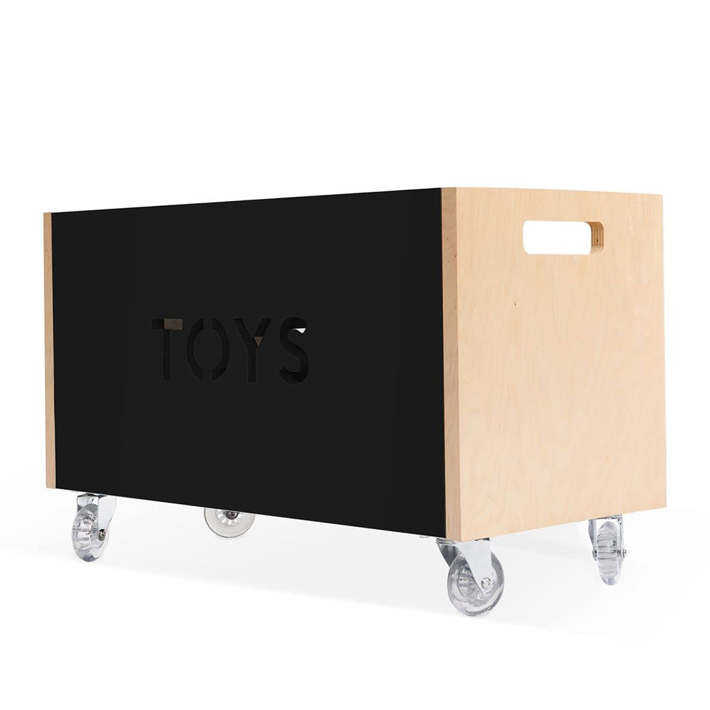 Toy Box Chest on Casters, Birch / White L7882