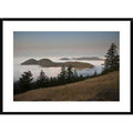 Entrance Mountain and Mount Woolard Emerge from Sea Fog Around Orcas Island, San Juan Islands, Washington Frame D634838