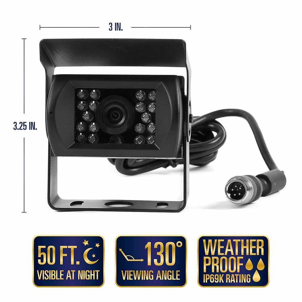 Black Backup Camera System with 7x22 Display E3693