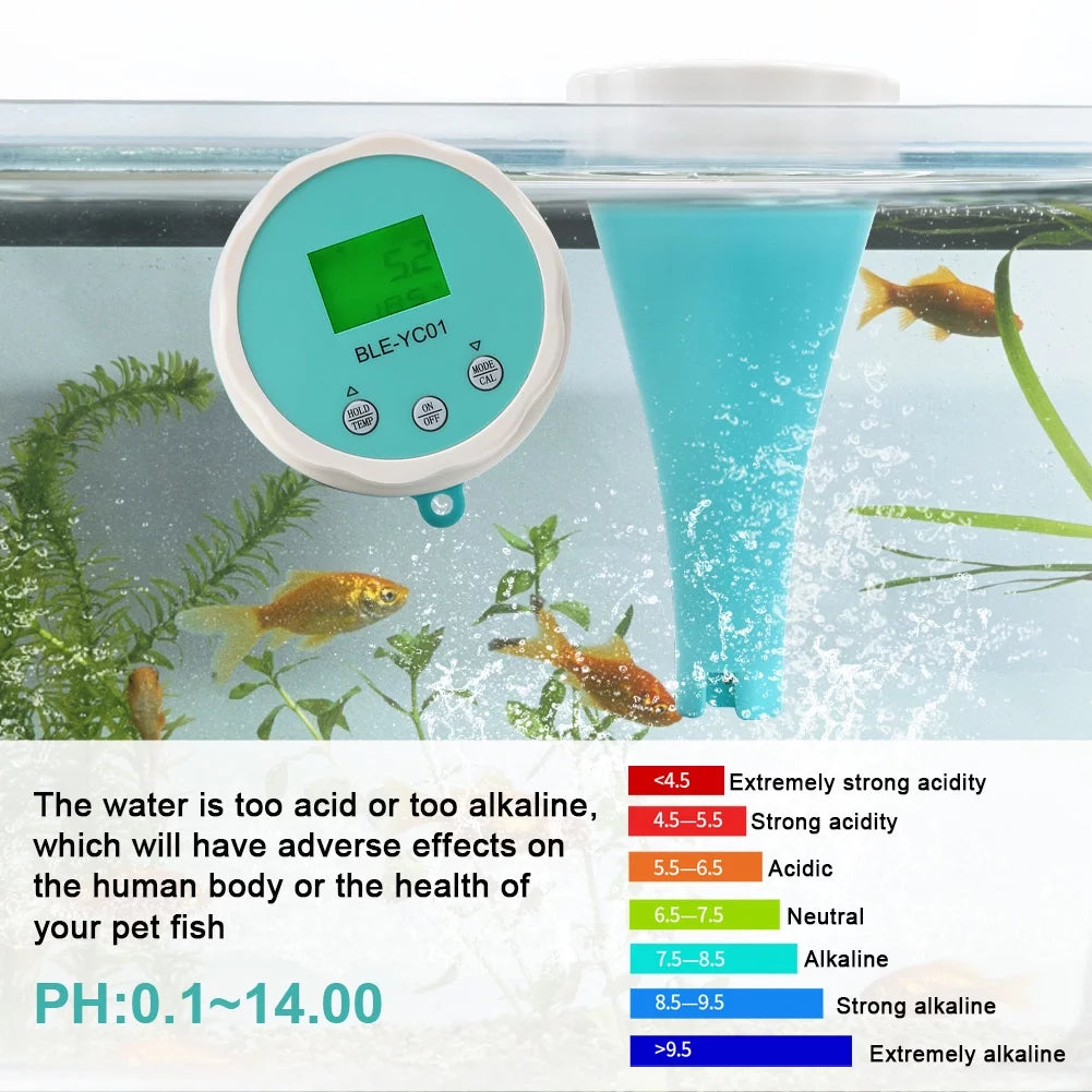 Water Quality Tester 6 in 1 PH EC TDS ORP Temperature Chlorine Detector Z16394