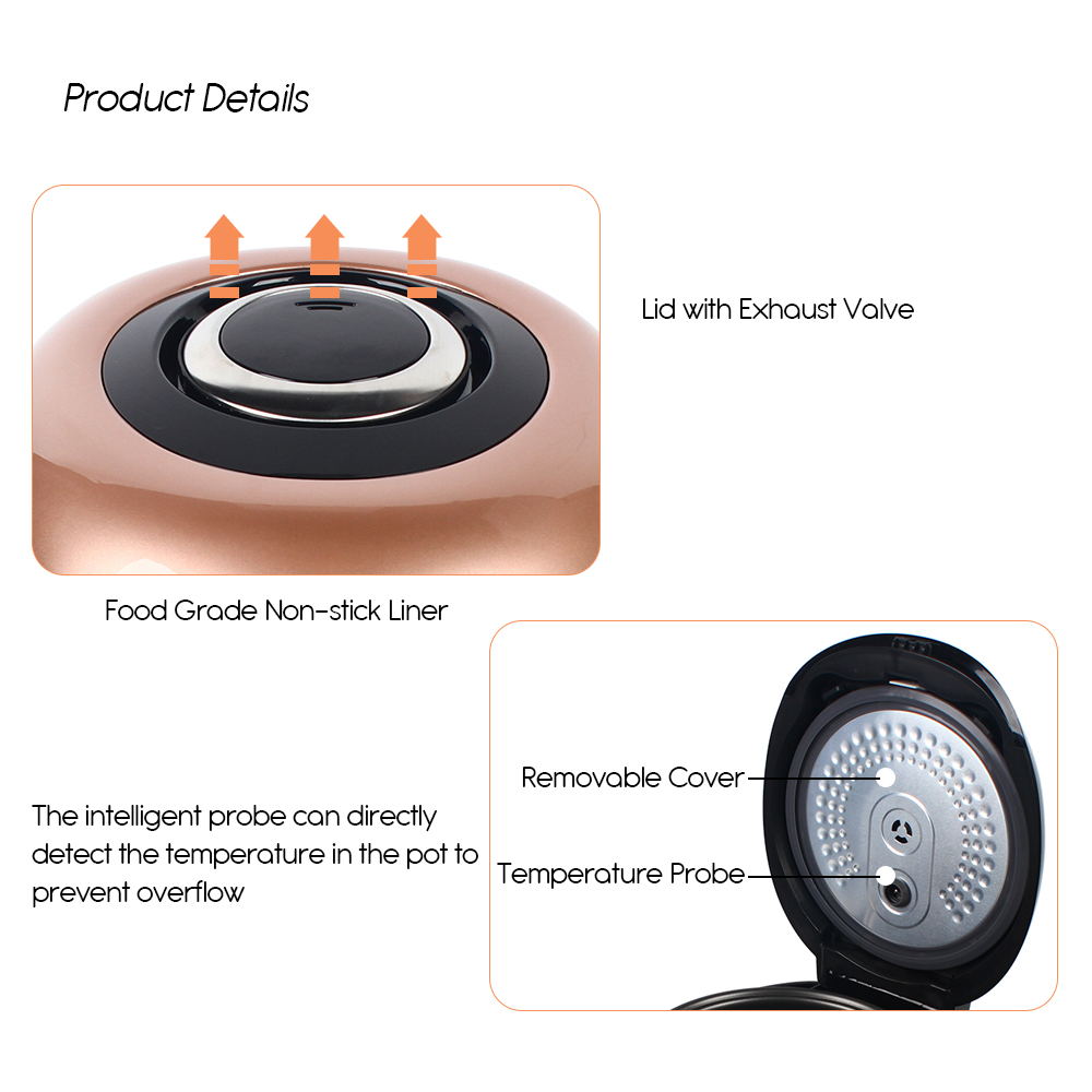 5L Non-stick Tapioca Cooker Pearl Cooking Pot Z503