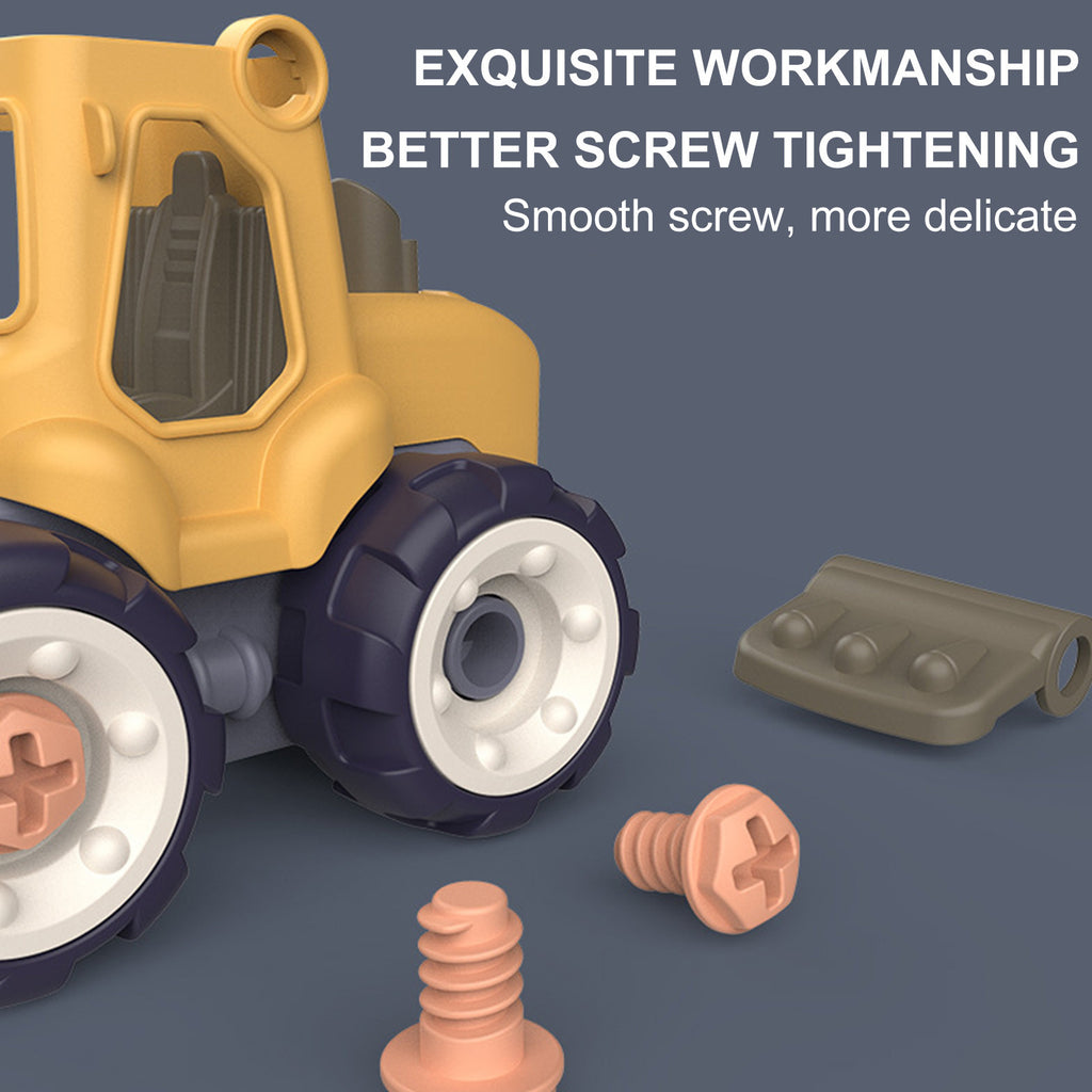 DIY Nut Building Construction Toy Excavator J2599