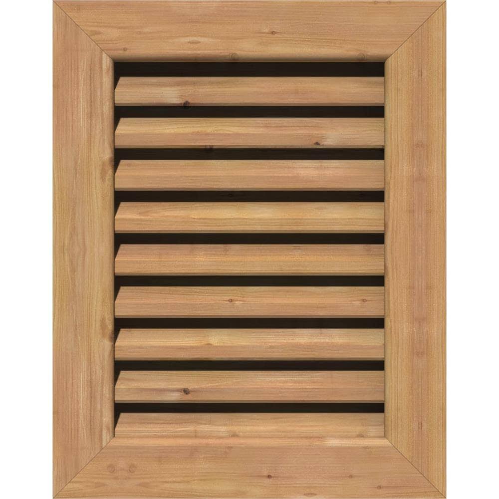 Unfinished Vertical Gable Vent T3923