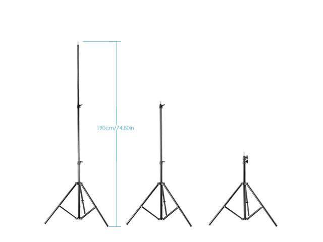 4 Packs Dimmable Bi-Color 480 LED Video Light and Stand Lighting Kit W276749