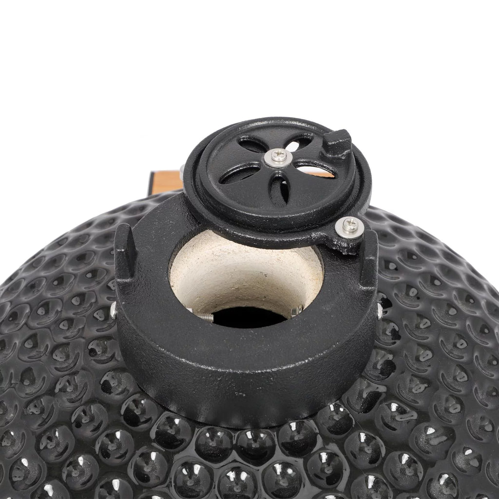 13in Black Ceramic Charcoal BBQ Grill X13648