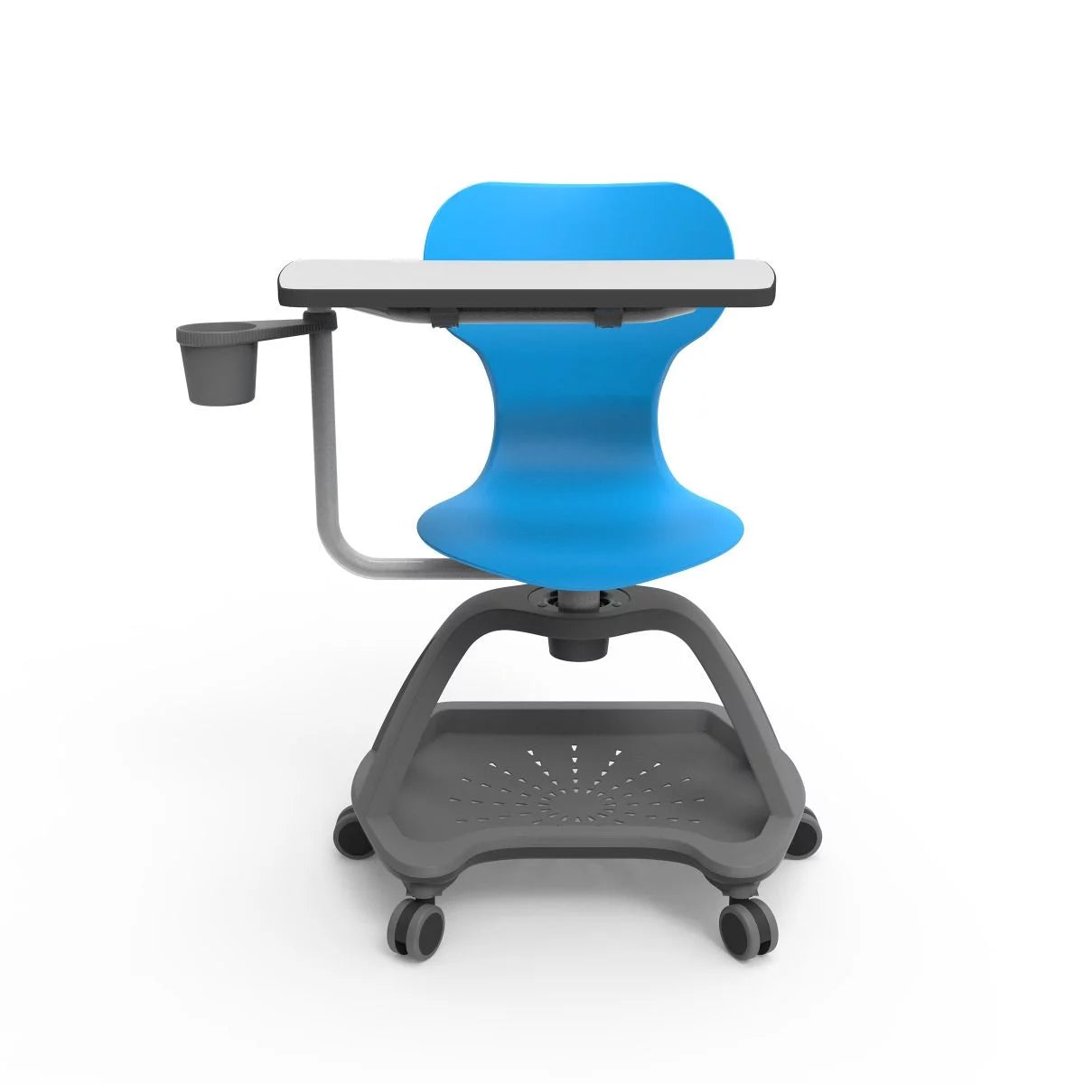 Multicolor Mobile Chair with Laptop Arm and Storage E9788