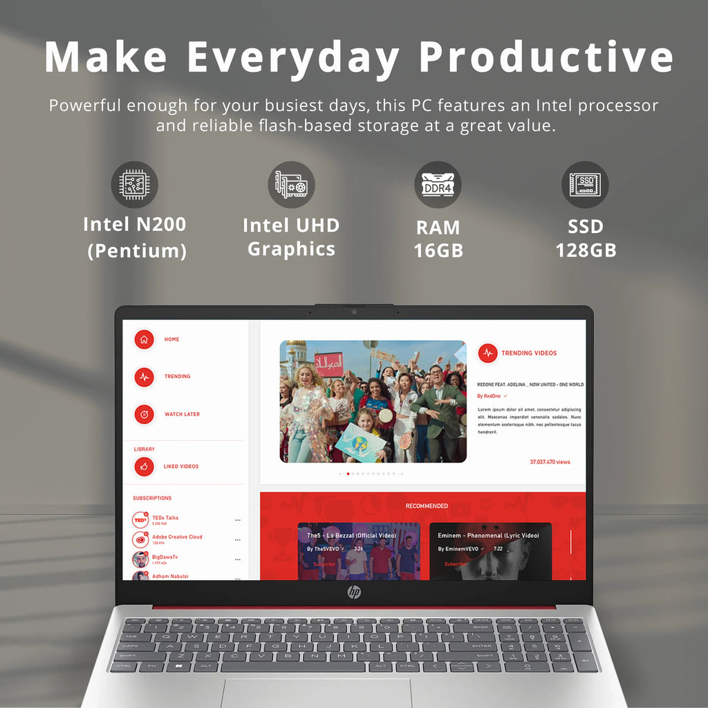 15.6 Laptop with Intel Pentium and 16GB RAM R84544