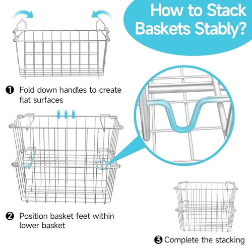 Stackable Freezer Organizer - Expandable Bin*1 + Stackable Bins*2 V765