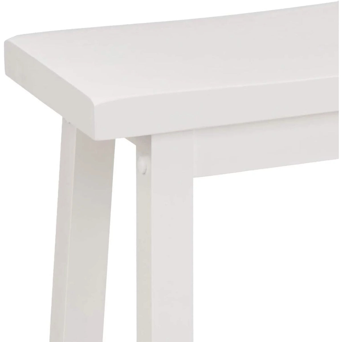 White Set of 2 24In Kitchen Counter Stools E8973