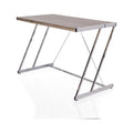 Oak and Chrome USB Desk D83011