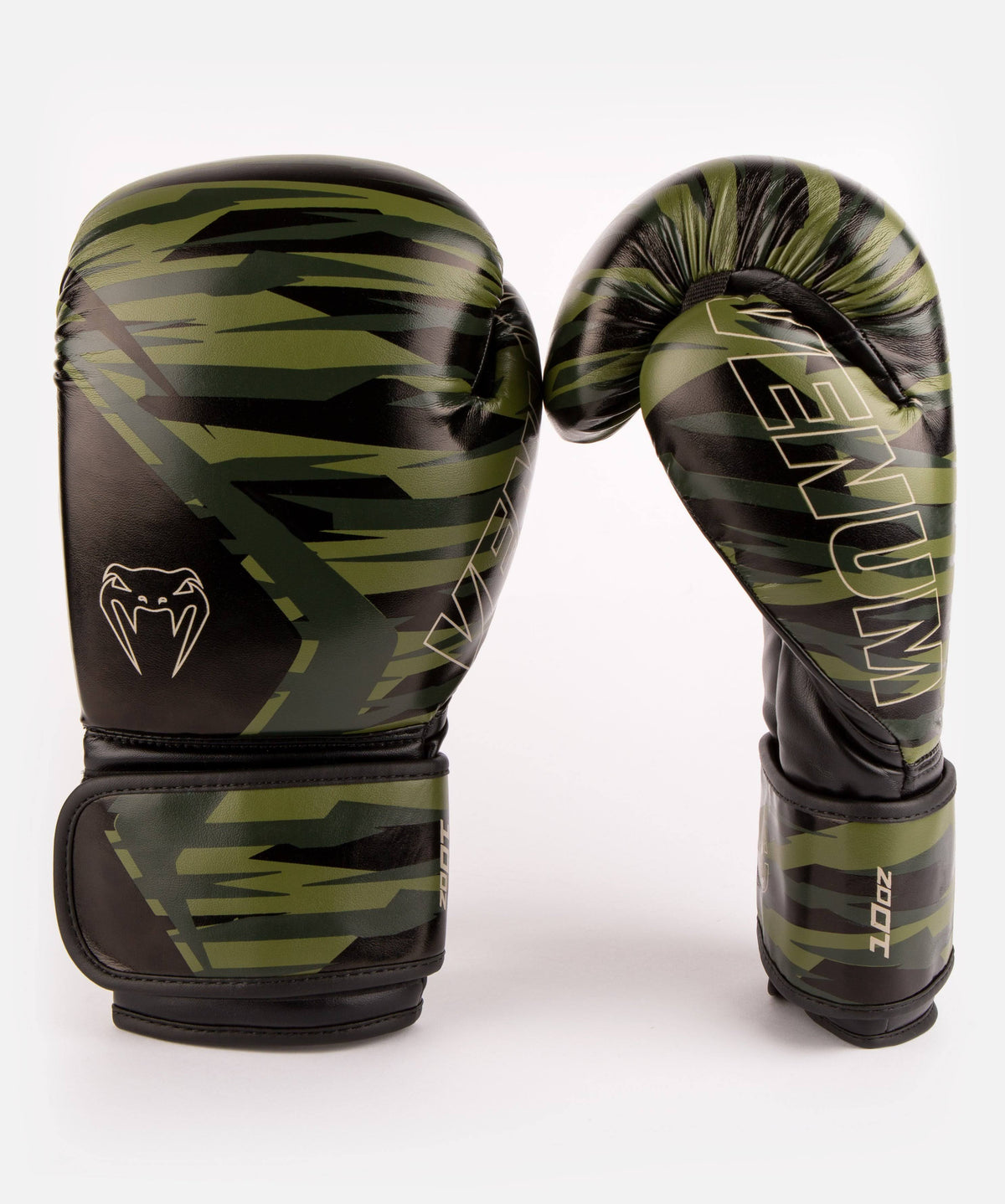 Khaki/Camo 12 oz Boxing Gloves D2582