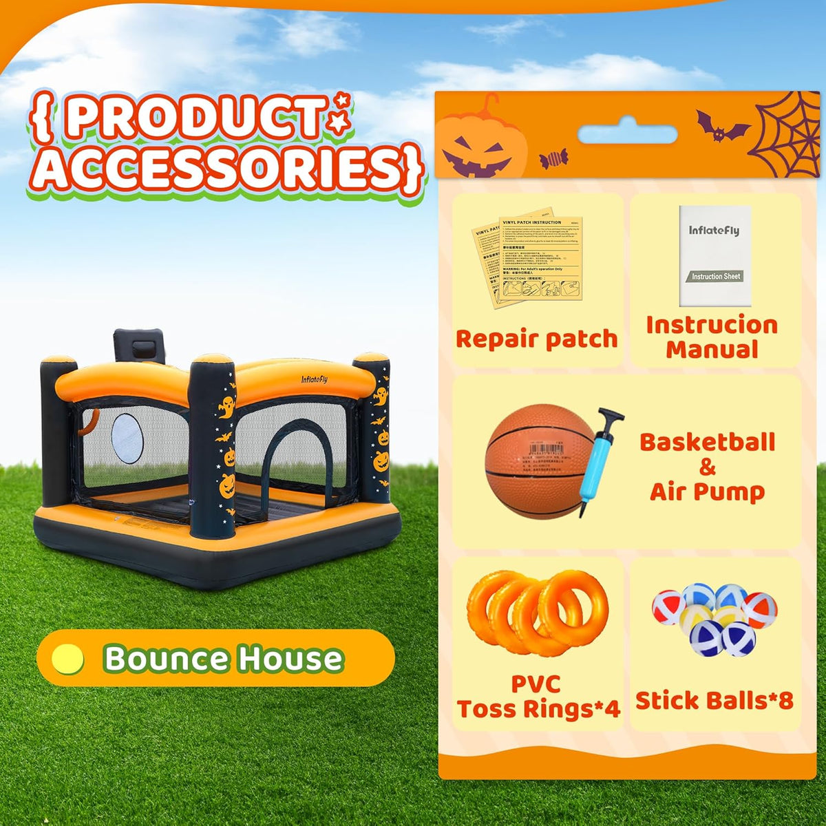 Inflatable Bouncy Castle with Ball Pit V185
