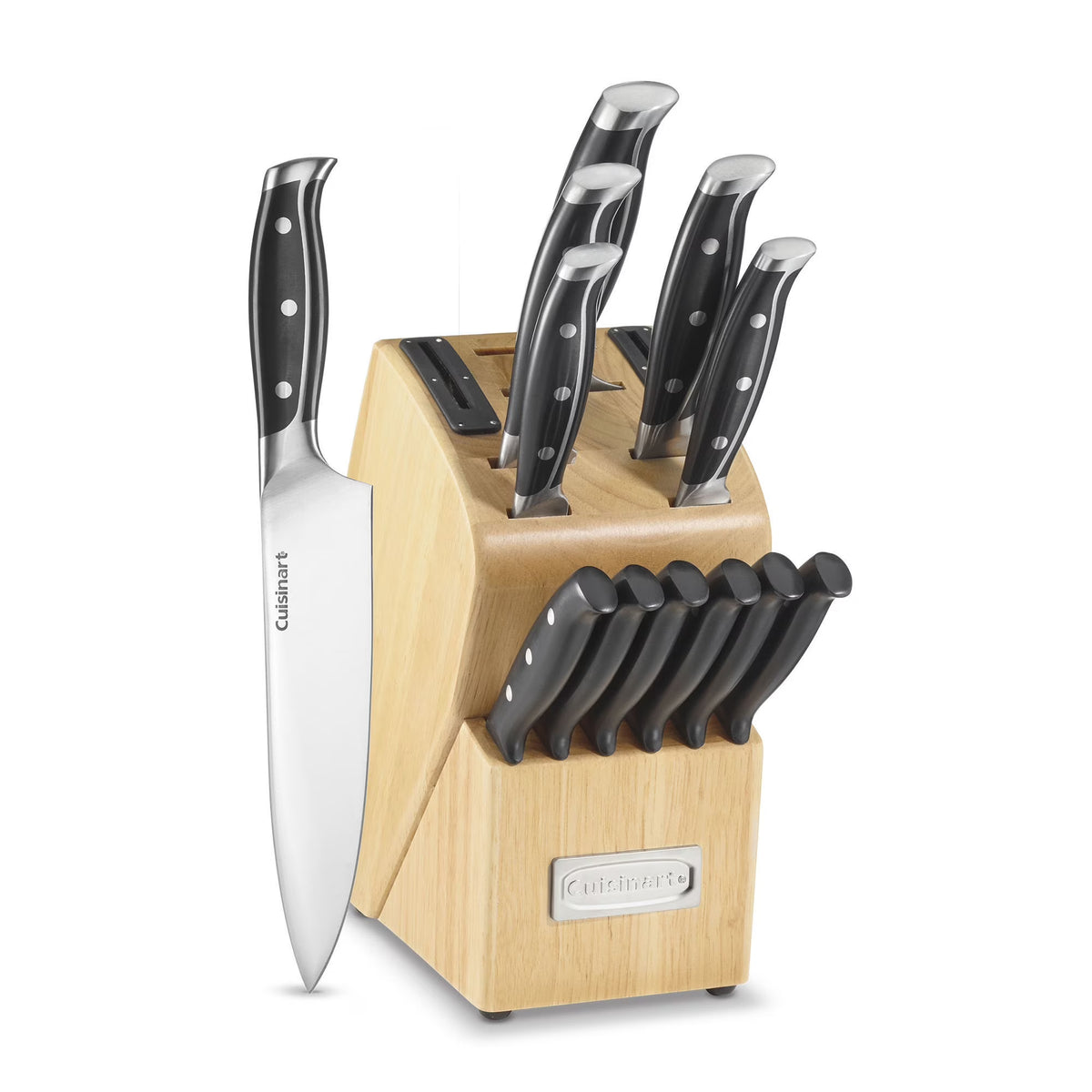 15-Piece Knife Block Set with Built-in Sharpener K831