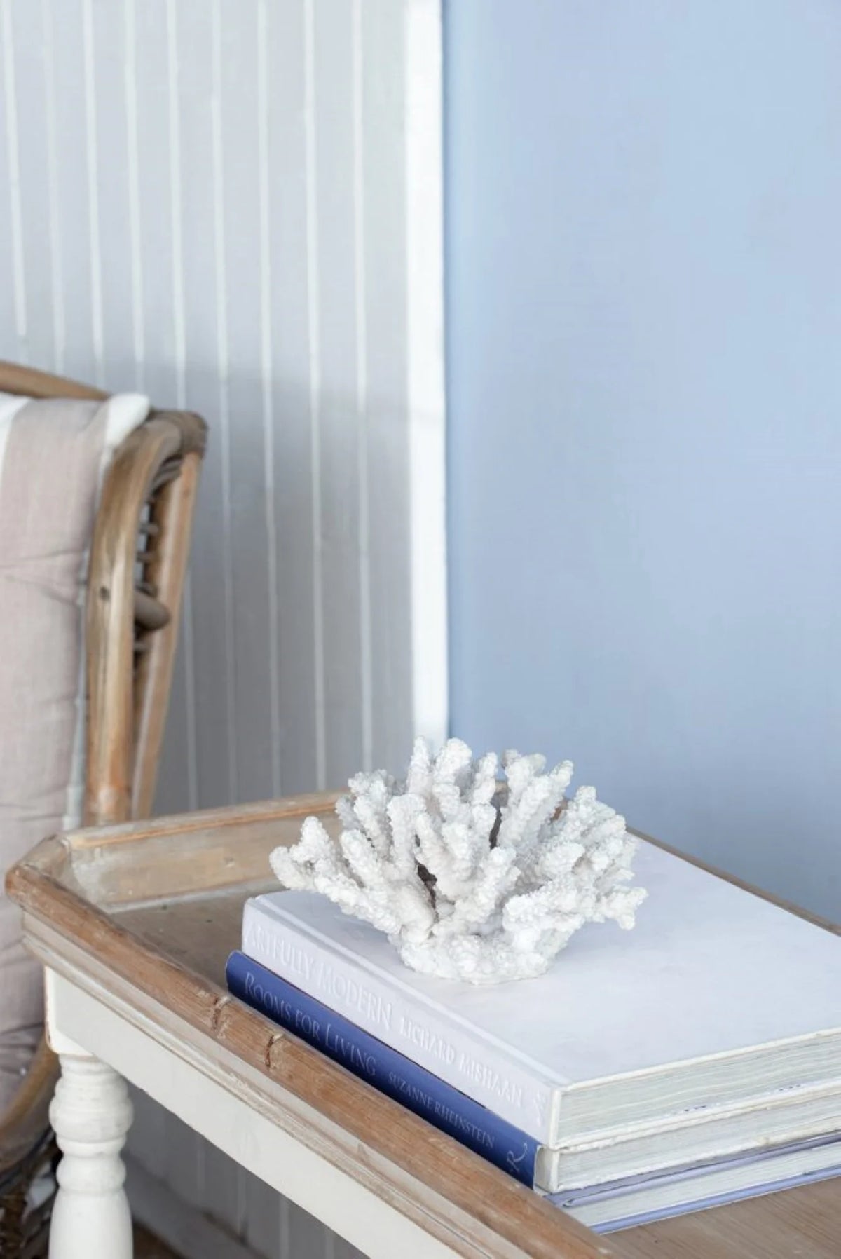 White Faux Coral Sculpture D433